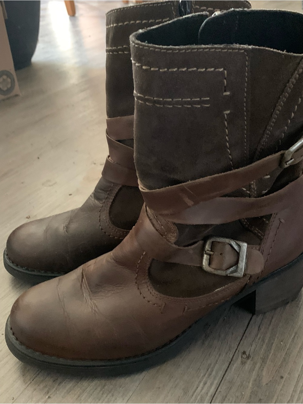 Josef Seibel moto boots